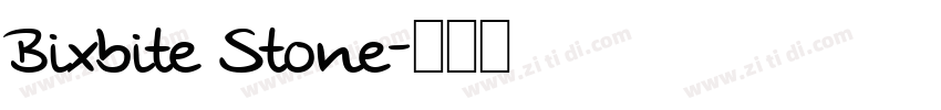 Bixbite Stone字体转换